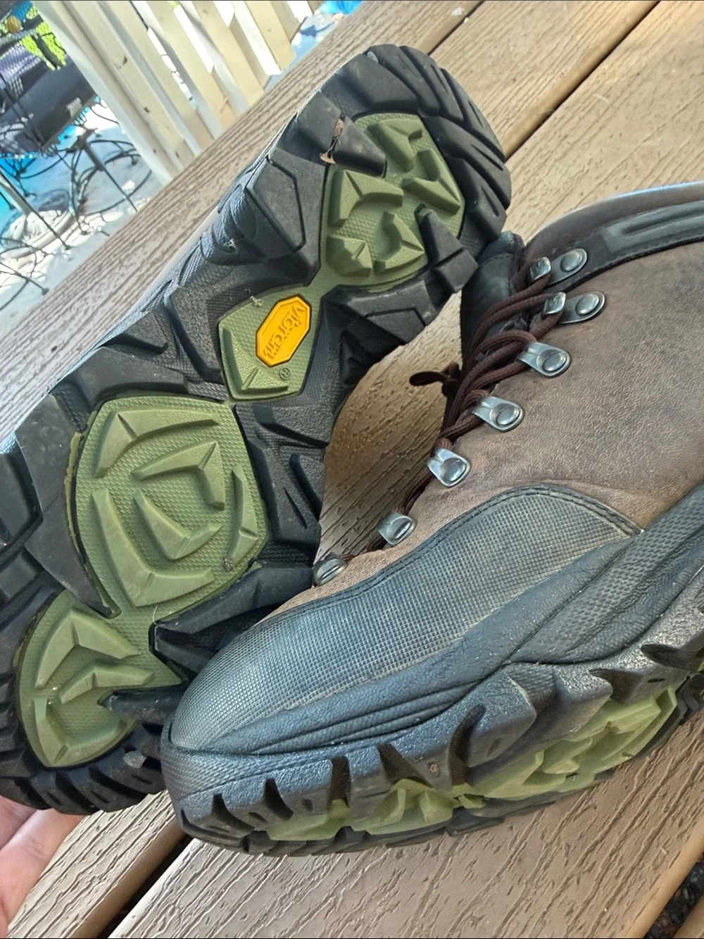 Merrell Brown Men's Hiking Boots - Lace-Up Outdoor Boots (10.5)